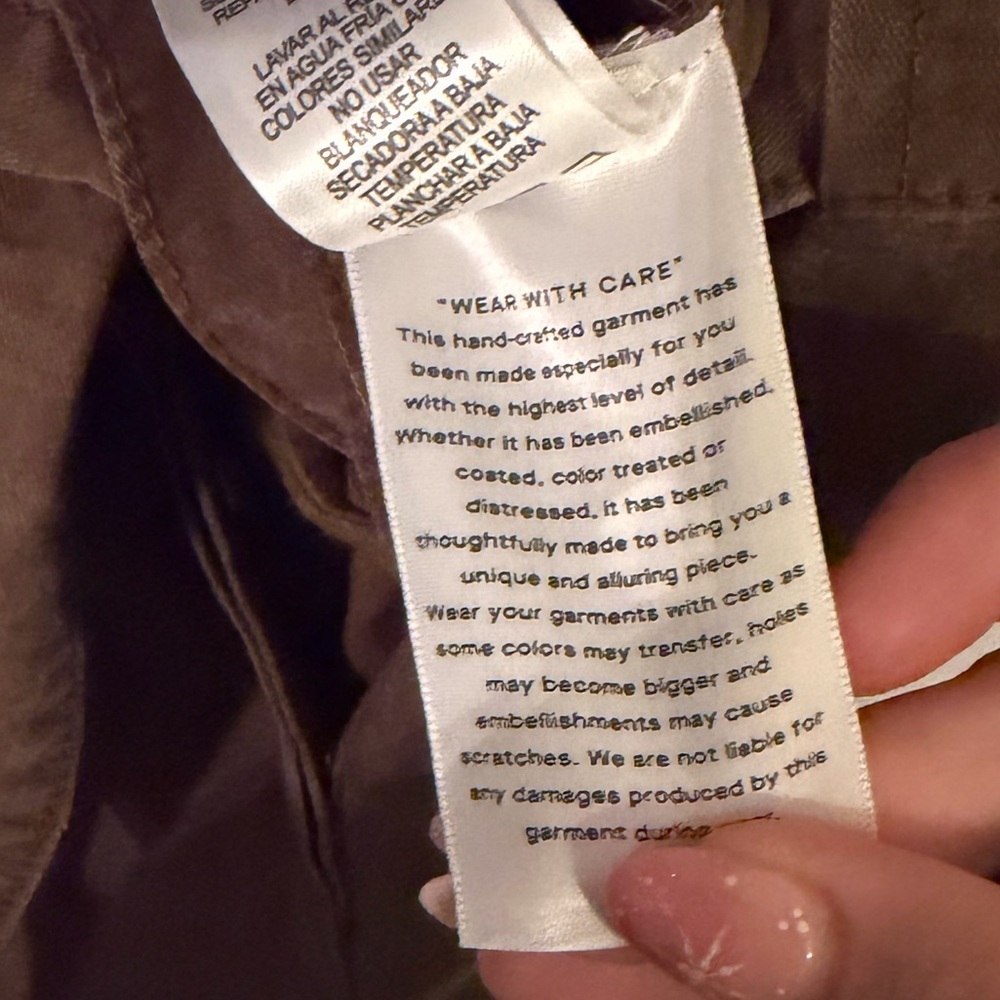 Good American | Women's Brown Cargo Utility Jumpsuit | Size 1 - Picture 7 of 7